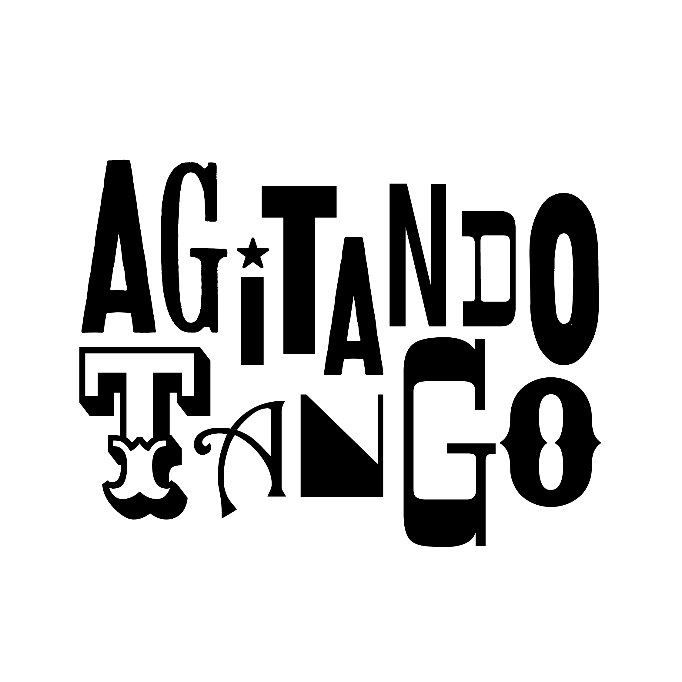 Logo Agitando tango