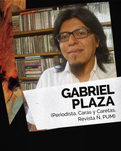 La imagen muestra una foto profesional del periodista Gabriel Plaza, jurado premios tango siglo21. 